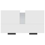 vidaXL Armoire salle de bain Blanc 64 5x33 5x59 cm Bois d'ingénierie