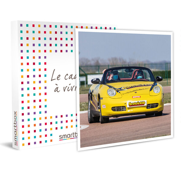 SMARTBOX - Coffret Cadeau - Stage de pilotage sensationnel pour enfant en Porsche Boxster - 7 stages de pilotage pour enfant