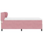 vidaXL Lit à ressorts avec matelas gris foncé 80x200 cm en velours