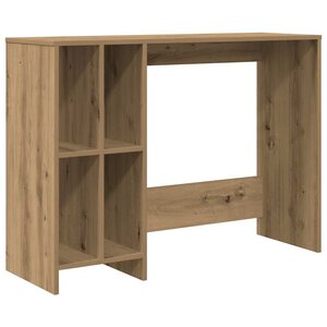 vidaXL Bureau chêne artisanal 102 5x35x75 cm bois d'ingénierie