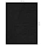 Vidaxl paillasson noir 40x60 cm