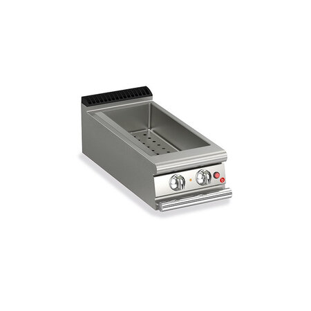 Bain marie à poser en inox - 1 8 kw - gn 1/1 - baron -  - acier inoxydable 400x700x250mm