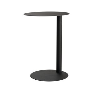 Table d'appoint Easydesk métal, diamètre 40 cm - Anthracite