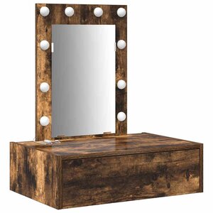 vidaXL Table de Toilette Marron 60 x 40 x 70 cm Bois d'ingénierie