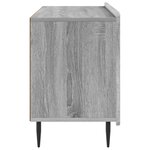 vidaXL Meuble TV Sonoma gris 99 x 34 5 x 52 cm Bois d'ingénierie