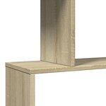 vidaXL Étagère séparatrice de pièce 3 niveaux chêne sonoma 70x24x97 cm