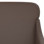 Banc banquette marron 110 x 76 x 80 cm synthétique 02_0010636
