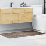 vidaXL Tapis de bain Marron 70 x 120 cm Polypropylène