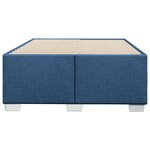 vidaXL Cadre de lit Bleu 120 x 200 cm Tissu