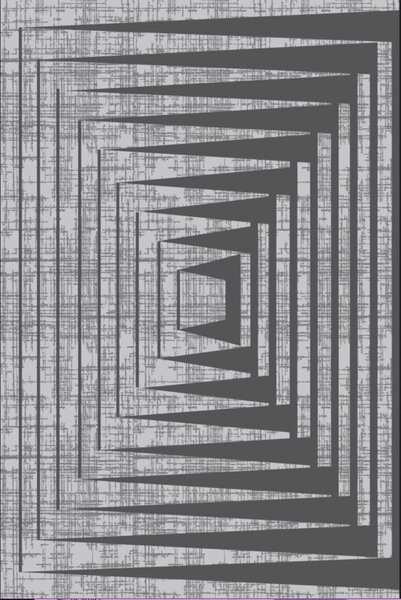 Tapis d'intérieur MAYA 80 x 150 cm - Gris