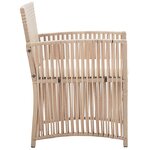 Salon de jardin meuble d'extérieur ensemble de mobilier 4 pièces avec coussins résine tressée beige 02_0016175