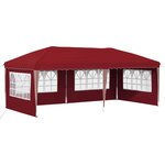 vidaXL Tente de fête pop-up 575 x 289 x 245 cm Bordeaux