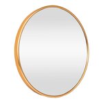Miroir mural rond 60 cm aluminium doré 03_0007946