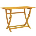 vidaXL Ensemble de Salle à Manger de Jardin de 5 Pièces en Bois Massif d'Acacia