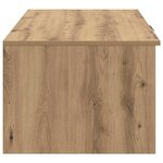 vidaXL Table basse chêne artisanal 100 x 50 x 36 cm Bois d'ingénierie