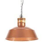 vidaXL Lampe suspendue industrielle 42 cm Cuivre E27