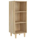 vidaXL Buffet Chêne sonoma 34 5x32 5x90 cm Bois d'ingénierie