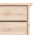 vidaXL Armoire à chaussures ALTA 77x35x96 cm bois massif de pin