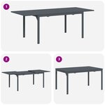 Ensemble de salle à manger jardin 10 pièces avec coussins en poly rotin noir vidaXL