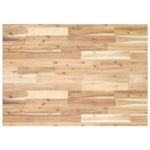 vidaXL Dessus de table rectangulaire 100x70x2 cm bois massif d'acacia