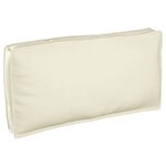 vidaXL Coussin crème pour siège/dossier 120x60x12 cm en tissu Oxford