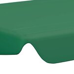 vidaXL Toit de rechange de balançoire vert 188/168x145/110 cm