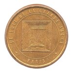 Mini médaille monnaie de paris 2007 - le toit de la grande arche