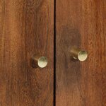 vidaXL Haut Armoire Marron 60 x 33 x 100 cm Bois de mangue massif