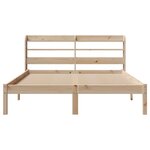vidaXL Cadre de lit sans matelas 150x200 cm bois de pin massif
