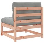 vidaXL Salon de jardin 5 Pièces et coussins bois massif sapin de douglas
