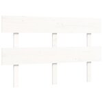 vidaXL Lit pour personne âgée sans matelas blanc bois massif