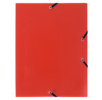 Chemise à élastique 3 rabats Polypropylène 4/10e Opaque Eco - A4 - Rouge EXACOMPTA