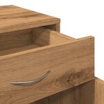 vidaXL Armoire roulante chêne artisanal 45x38x54 cm bois d'ingénierie