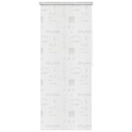 vidaXL Store roulant de douche 80x240 cm Éclaboussures
