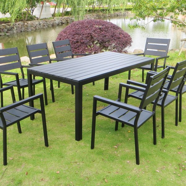 Anzio 8. Salon de jardin polywood 8 places.
