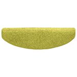 vidaXL Tapis d'escalier auto-adhésifs 15 pc 80 x 24 5 x 3 5 cm Vert