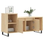 vidaXL Meuble TV Chêne sonoma 100x35x55 cm Bois d'ingénierie