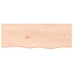 vidaXL Étagère murale 80x30x(2-6) cm bois de chêne massif non traité