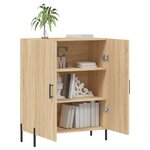 vidaXL Buffet chêne sonoma 69 5x34x90 cm bois d'ingénierie