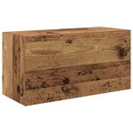 vidaXL Armoire murale de bain vieux bois 60x25x30 cm bois d'ingénierie