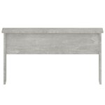 vidaXL Table basse Gris béton 80x50 5x41 5 cm Bois d'ingénierie