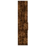 vidaXL Buffet haut chêne fumé 45x42 5x185 cm bois d'ingénierie