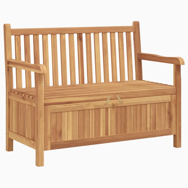 vidaXL Banc de Rangement de Jardin Marron 228 x 60 x 90 cm