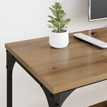 vidaXL Meuble TV Chêne artisanal 201 x 35 x 45 cm