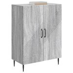 vidaXL Buffet Sonoma gris 66 x 34 5 x 89 5 cm Bois d'ingénierie