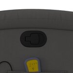 vidaXL Fauteuil de massage inclinable gris cuir véritable