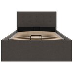 vidaXL Cadre de lit à rangement hydraulique sans matelas 90x200 cm