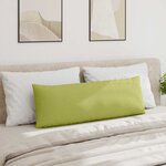 vidaXL Coussins de canapé 2 Pièces Vert clair 120 x 40 cm tissu