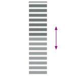 vidaXL Store zèbre gris foncé largeur du tissu 55 9 cm polyester