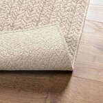 vidaXL Tapis ZIZUR crème 80x200 cm aspect de jute intérieur extérieur